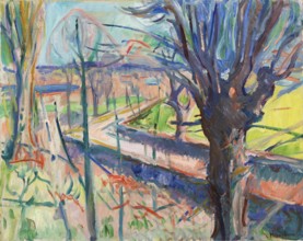 Spring day on Jeløya (Vårdag på Jeløya), 1915. Creator: Munch, Edvard (1863-1944).