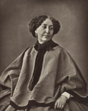 Portrait of George Sand, 1864. Creator: Nadar, Gaspard-Félix (1820-1910).