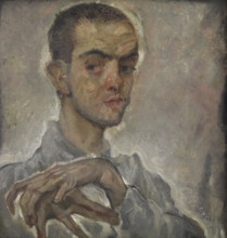 Portrait of Egon Schiele, 1912. Creator: Oppenheimer, Max (1885-1954).