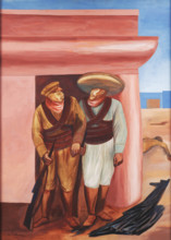 Mexican Soldiers, 1930. Creator: Orozco, José Clemente (1883-1949).