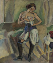 Woman in a corset, 1909. Creator: Pascin, Jules (1885-1930).