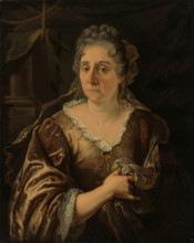 Portrait of the painter Rachel Ruysch (1664-1750), 1710-1720. Creator: Pool, Juriaen, the Younger (1666-1745).