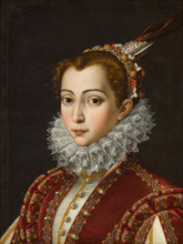 Portrait of Vittoria Accoramboni (1557-1585), c1580. Creator: Pulzone, Scipione (1550-1598).