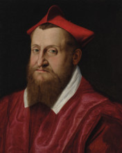 Portrait of Cardinal Mark Sittich von Hohenems Altemps (1533-1595) . Creator: Pulzone, Scipione (1550-1598).