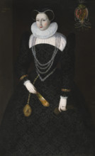 Portrait of Anne de Bethune (1548-1607), 1573. Creator: Quesnel, François (1543-1619).