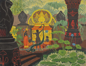 Voodoo Temple or The Snake Charmer, 1901. Creator: Ranson, Paul Elie (1864-1909).