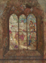 Stained Glass Window, Early 20th cen.. Creator: Redon, Odilon (1840-1916).