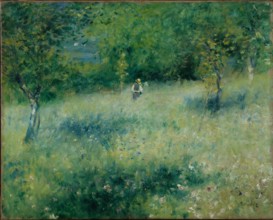 Spring at Chatou, c1873. Creator: Renoir, Pierre Auguste (1841-1919).