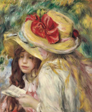 The Two Sisters (Les deux soeurs), c1890-1895. Creator: Renoir, Pierre Auguste (1841-1919).