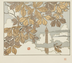 From Thirty-Six Views of the Eiffel Tower, 1902. Creator: Rivière, Henri (1864-1951).