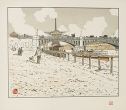 From Thirty-Six Views of the Eiffel Tower, 1902. Creator: Rivière, Henri (1864-1951).