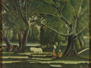 Vue de Bretagne, l'été (View in Brittany, Summer), 1907. Creator: Rousseau, Henri Julien Félix (1844-1910).