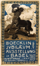 Boecklin Anniversary Exhibition in Basel, 1897. Creator: Sandreuter, Hans (1850-1901).