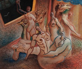 La partenza della colomba (The departure of the dove), 1930. Creator: Savinio, Alberto (1891-1952).