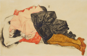 Woman Hiding Her Face, 1912. Creator: Schiele, Egon (1890-1918).