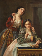 The Five Senses: Taste, c1865. Creator: Schlesinger, Henry Guillaume (1814-1893).