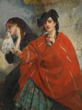 The Five Senses: Smell, c1865. Creator: Schlesinger, Henry Guillaume (1814-1893).