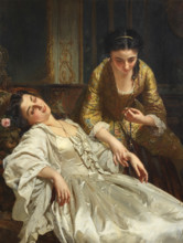 The Five Senses: Touch, c1865. Creator: Schlesinger, Henry Guillaume (1814-1893).