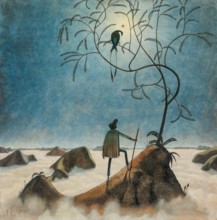 Landscape with the Sea of Fog, 1921. Creator: Sedlacek, Franz (1891-1945).