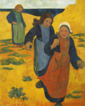 Filles aux grands sables, 1891. Creator: Sérusier, Paul (1864-1927).