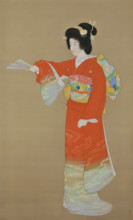 Jo-no-mai (Dance Performed in Noh Play), 1936. Creator: Shoen, Uemura (1875-1949).