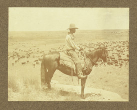 A Texas cowboy, 1907. Creator: Smith, Erwin Evans (1886-1947).