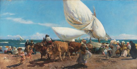 The Return from the Fishing, 1898. Creator: Sorolla y Bastida, Joaquín (1863-1923).