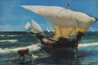 On the Coast of Valencia, 1898. Creator: Sorolla y Bastida, Joaquín (1863-1923).