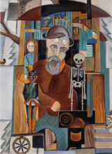 Puppeteer, 1921. Creator: Styrsky, Jindrich (1899-1942).