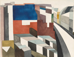 Cimetière de Montmartre, Paris, 1926. Creator: Taeuber-Arp, Sophie (1889-1943).