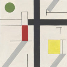 Four irregular spaces, 1932. Creator: Taeuber-Arp, Sophie (1889-1943).