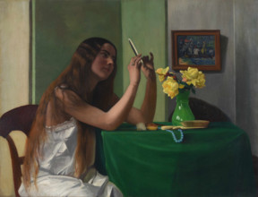 Toilet, 1911. Creator: Vallotton, Felix Edouard (1865-1925).