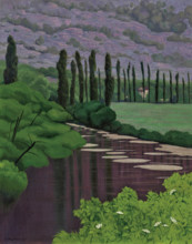 Paysage à Marcillac, 1925. Creator: Vallotton, Felix Edouard (1865-1925).