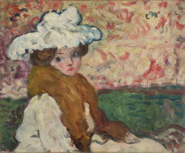 Femme à la charlotte, 1903. Creator: Valtat, Louis (1869-1952).