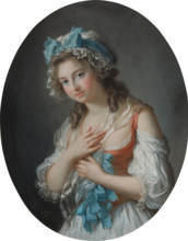 Portrait of Duchesse de Guiche, née Aglaé de Polignac (1768-1803), 1784. Creator: Vigée Le Brun, Louise Élisabeth (1755-1842).