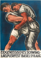 Swiss National Wrestling and Alpine Festival, Basel, c1935. Creator: Wenk, Wilhelm (Willi) (1890-1956).