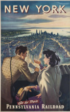 New York. Pennsylvania Railroad. Creator: Wood, Harley (active 1930s-1950s).