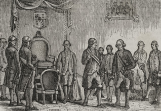 Anger of King Charles IV with the Count of Aranda, War of Roussillon, (1793-1795), 1851.  Creator: Unknown.