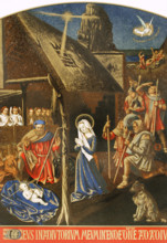 The Adoration of the Shepherds, 15th century, (1877).  Creator: Unknown.