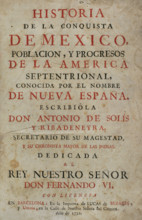 Historia de la Conquista de México