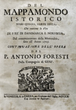 Mappamondo Istorico, Volume V, Part III: Life of the kings of Denmark and Norway..., 1710. Creator: Antonio Foresti.