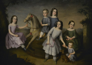 The children of the Lara family, 1832.  Creator: Jose Roldan Martinez.