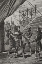 Prison of Juan of Lauria, 1299, (1890). Creator: Joan Serra y Pausas.