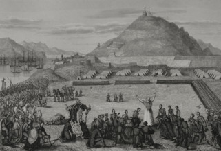 Liberal revolutions of 1848, (1856). Creator: Antonio Roca Sallent.