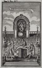 Idol Vitzliputzli (Huitzilopochtli), Mexican idol. 1771. Creator: Unknown.