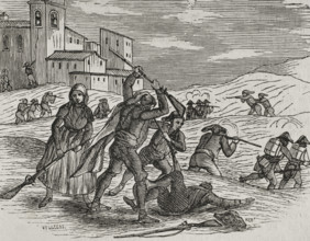 War of Roussillon, also called War of the Pyrenees or War of the Convention, (1793-1795), 1851.  Creator: Unknown.