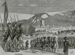 Loss of Rosas, War of Roussillon, (1793-1795), 1851. Creator: Unknown.