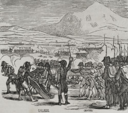 Battle of Mas Deu, (May 19, 1793), War of Roussillon, (1793-1795), 1851.  Creator: Unknown.