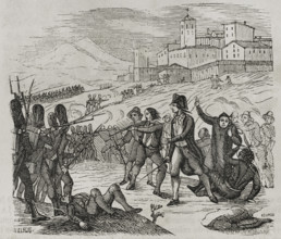 Defense of Camprodón by the citizens, 1793, (1851).  Creator: Unknown.