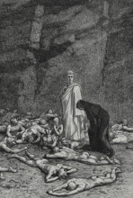 The Divine Comedy, (1307-1321): Purgatory, 1888.  Creator: Jean Edouard Dargent.